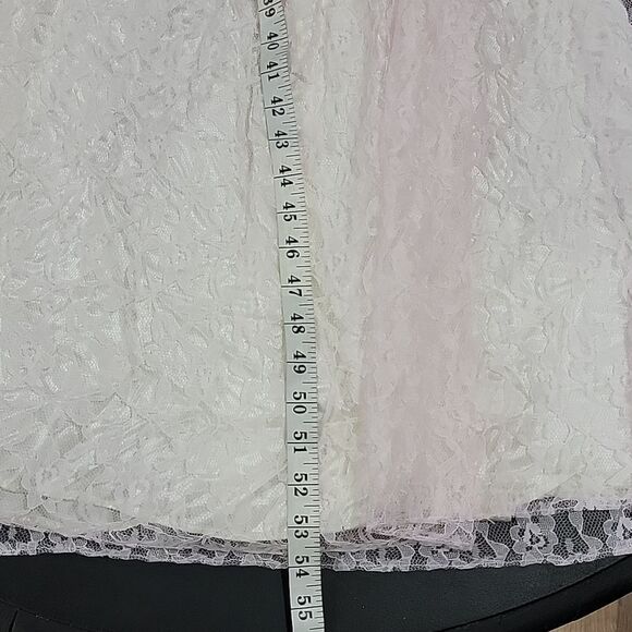 VINTAGE.. baby pink, lace dress.. prom, bridesmaids, costume.. - Picture 16 of 16